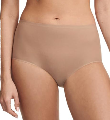 Chantelle Damen Softstretch Seamless High Waist Full Brief Slip, Coffee Latte, Einheitsgröße im Sale